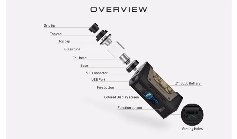 Как включить электронную сигарету с кнопкой?