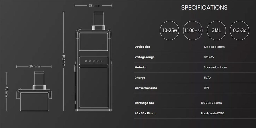 Сколько мл бак в Пасито 3?